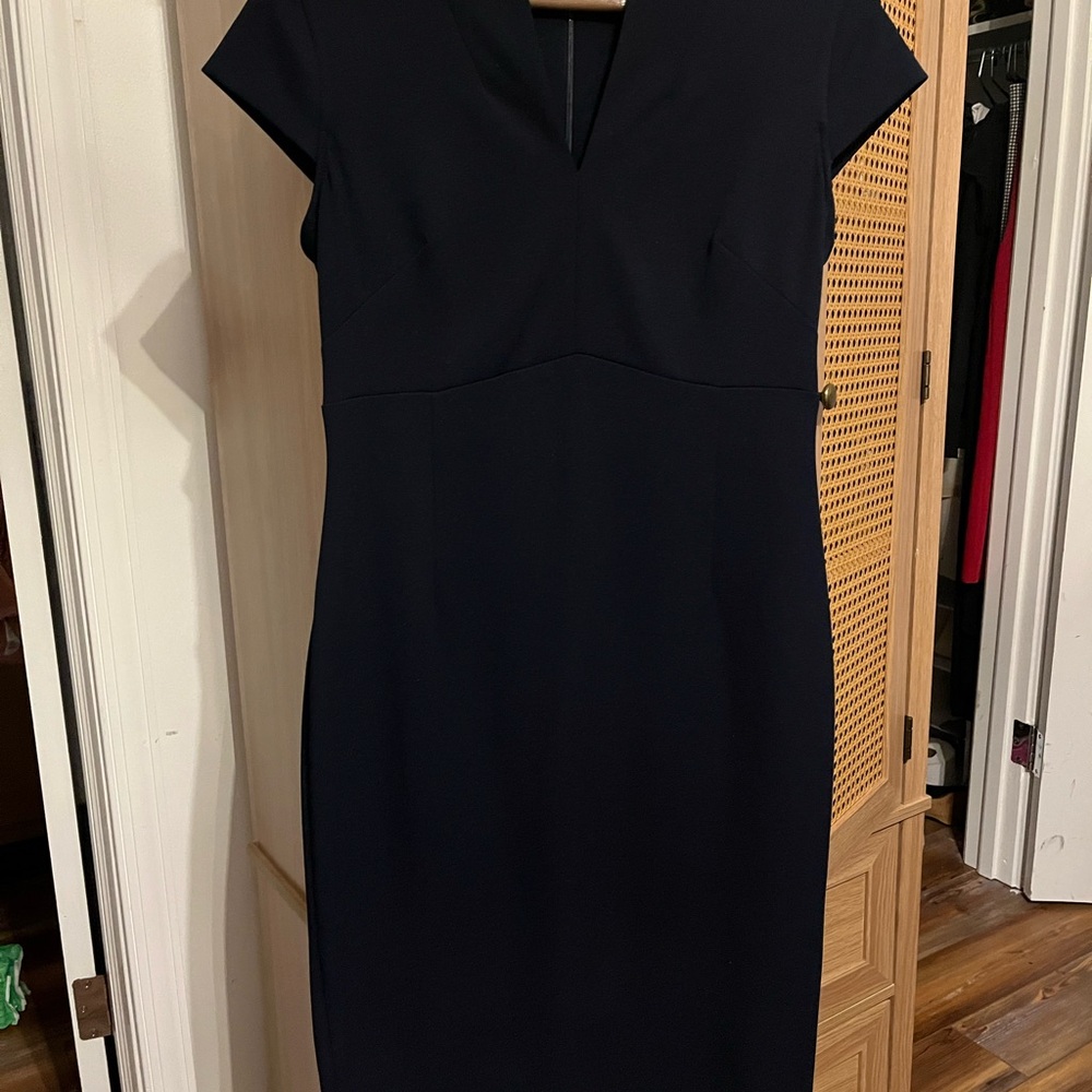 Calvin Klein Navy Midi Dress